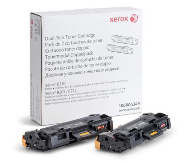 XEROX 106R04349 Czarny dwupak 2x3000 stron B210/B205/B215 - 560809 - zdjęcie